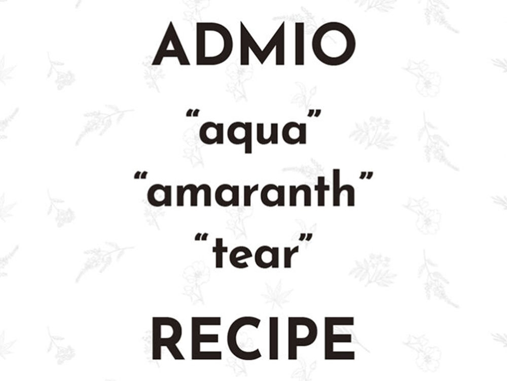 ขอแนะนำสูตรสีที่ใช้ aqua, amaranth, tear